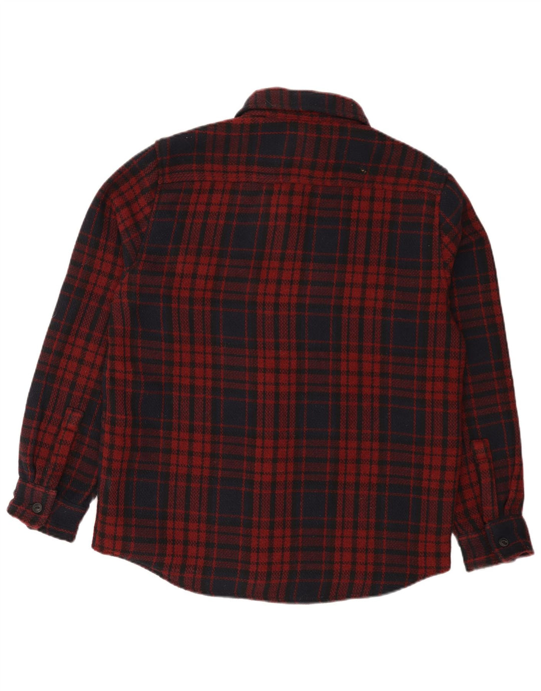 The Stronghold Mens Flannel Shirt Small Red Check