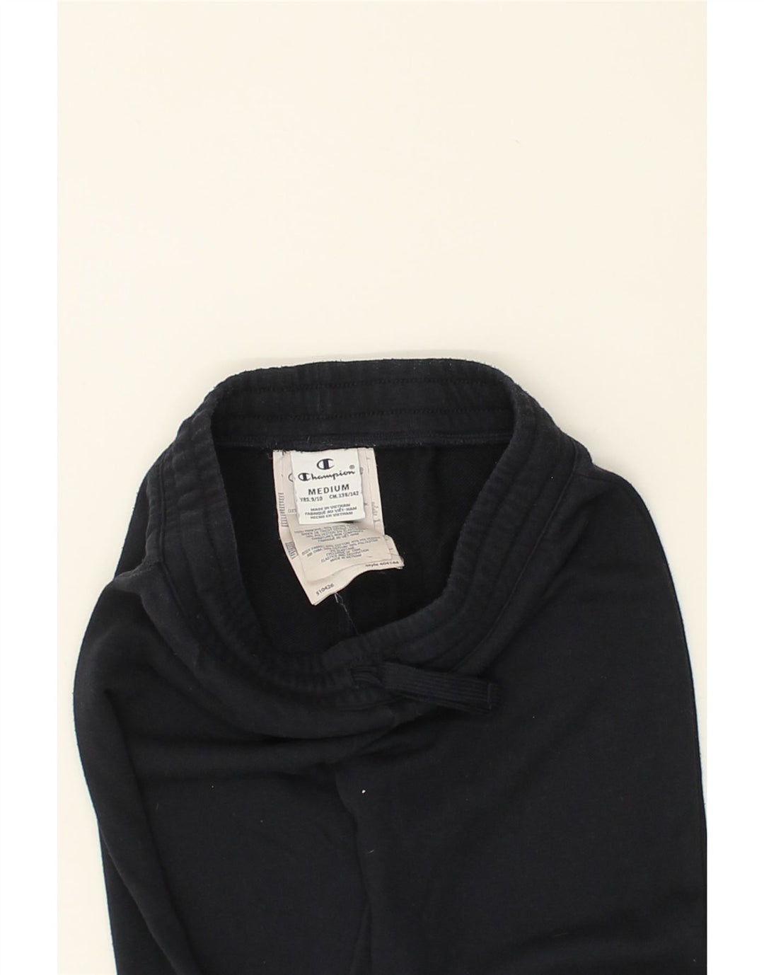 CHAMPION Boys Tracksuit Trousers Joggers 9-10 Years Medium Navy Blue | Vintage Champion | Thrift | Second-Hand Champion | Used Clothing | Messina Hembry 