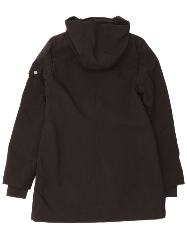 Damska kurtka parka z kapturem French Connection UK 10, mała czarna