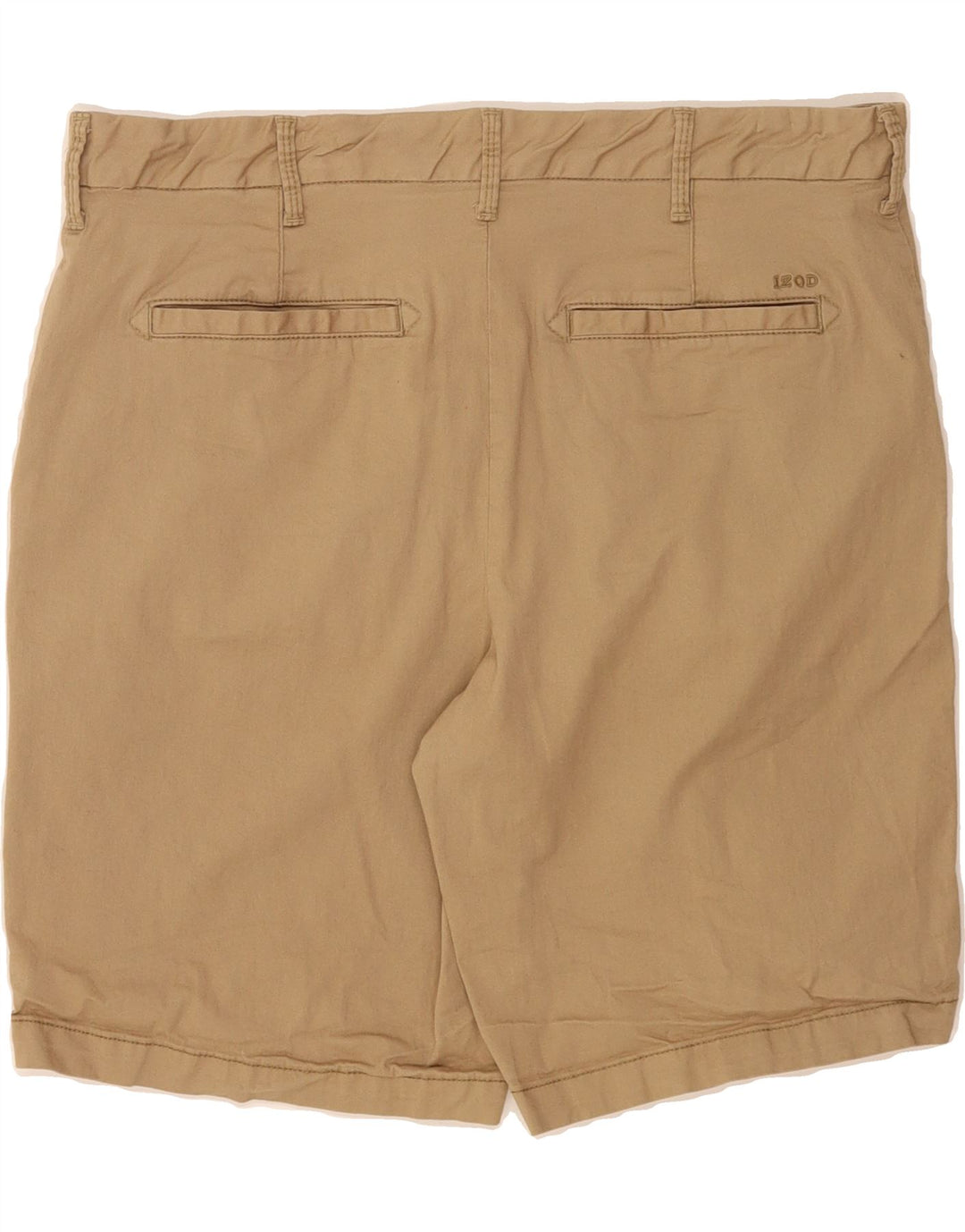 IZOD Mens Chino Shorts W36 Large Beige Cotton Vintage Izod and Second-Hand Izod from Messina Hembry 