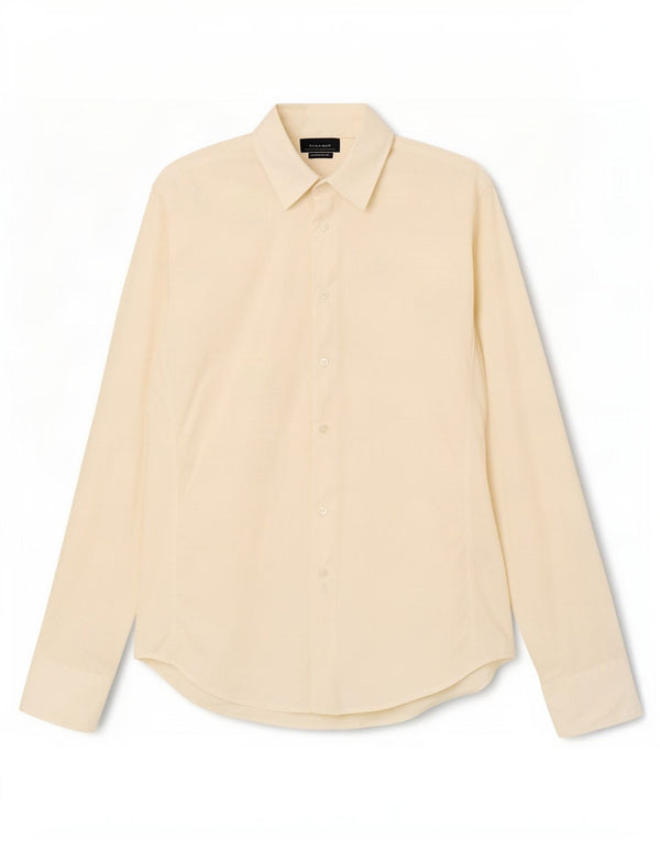Zara Womens Extra Slim Fit skjorte Stor hvid bomuld