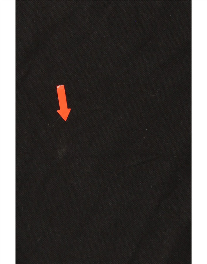 DICKIES Mens Polo Shirt Large Black Cotton Vintage Dickies and Second-Hand Dickies from Messina Hembry 