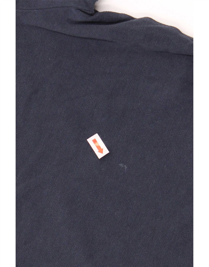 Polo da uomo Hugo Boss piccola in cotone blu navy