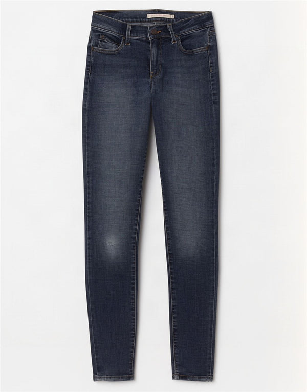 Levi's ženske 710 super uske traperice W26 L32 plavi pamuk