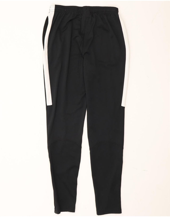 Nike Mens Dri Fit Tracksuit Trousers Small Black Colourblock Polyester
