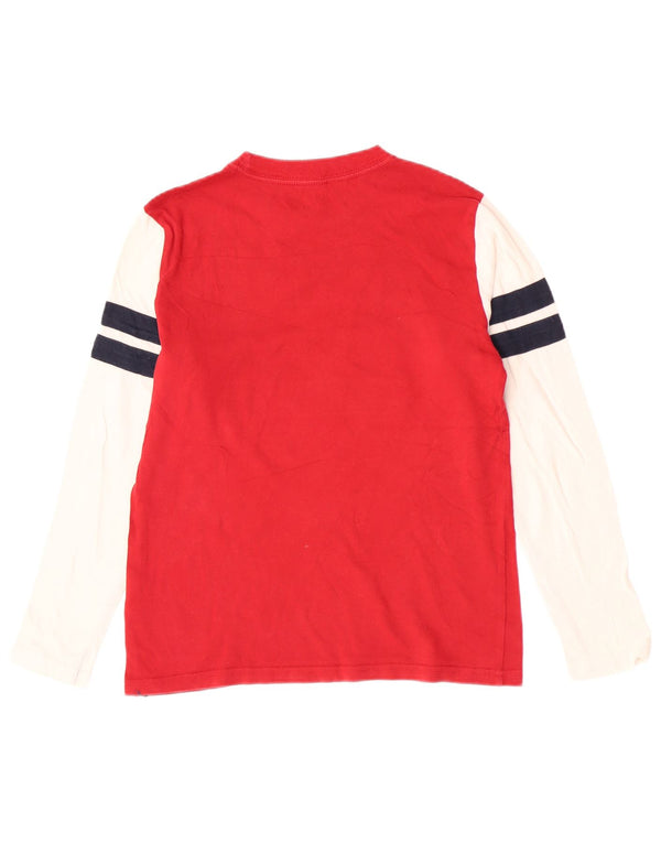 Tommy Hilfiger Boys Grafisk Top Langærmet 8-9 år Medium Rød