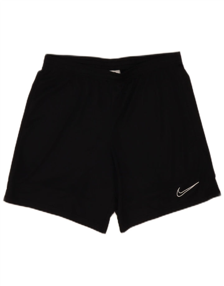 Pantaloncini sportivi Nike Dri Fit da uomo, grandi, in poliestere nero