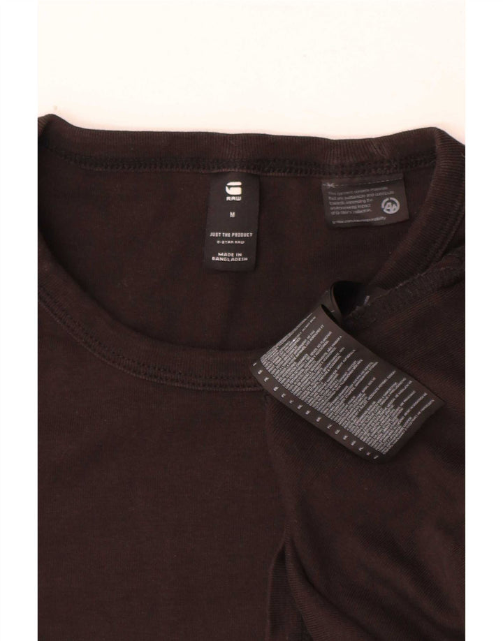 G-Star Homme Top Manches Longues Coton Noir Moyen