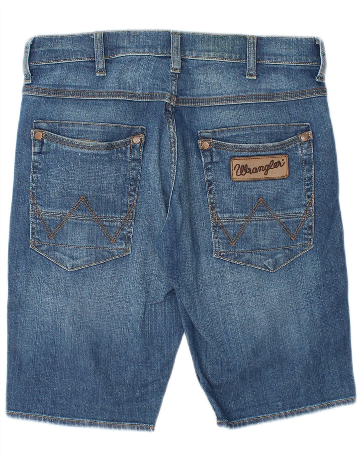 Wrangler Mens Crank Denim Shorts W31 Medium Blue Cotton