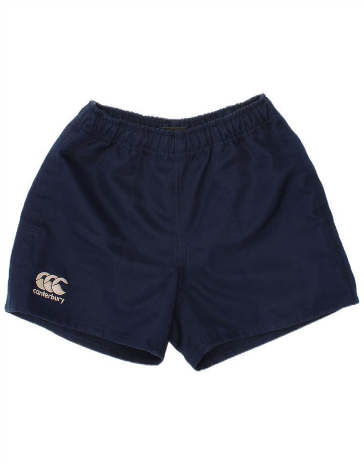 CANTERBURY Boys Sport Shorts 11-12 Years Navy Blue