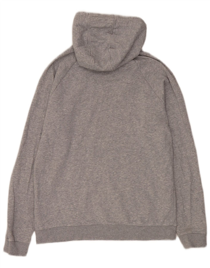 Under Armour Mens Hoodie Jumper Medium Grey Flecked Cotton
