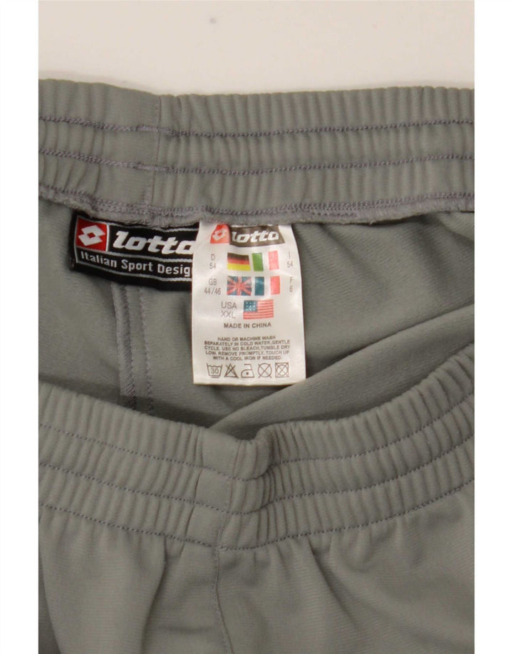 Lotto Mens Tracksuit Trousers UK 44/46 2XL  Grey Polyester