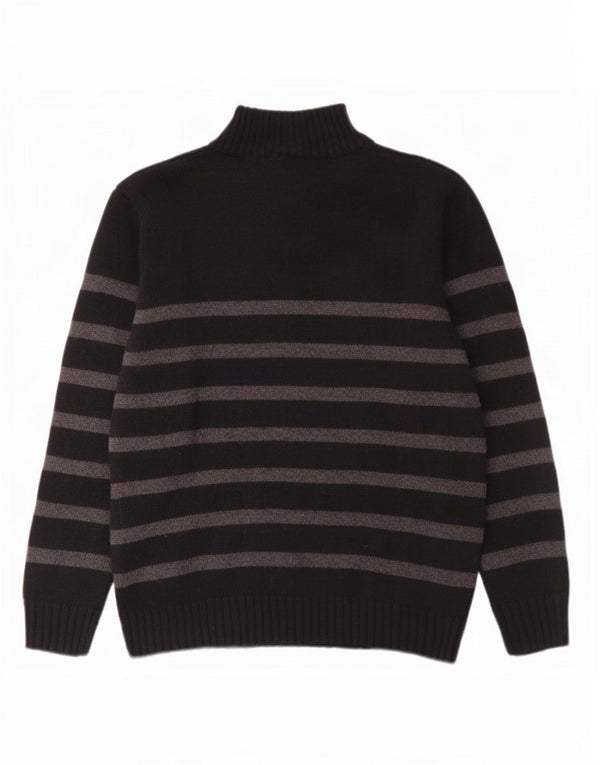 Męski sweter z zamkiem błyskawicznym Pierre Cardin XL, akryl, czarne paski