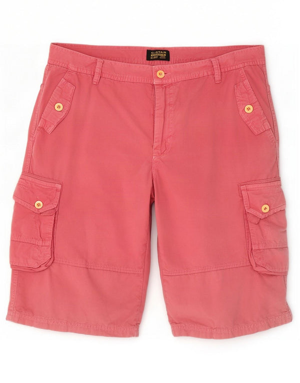 G Star Mens Cargo Shorts W38 XL Pink