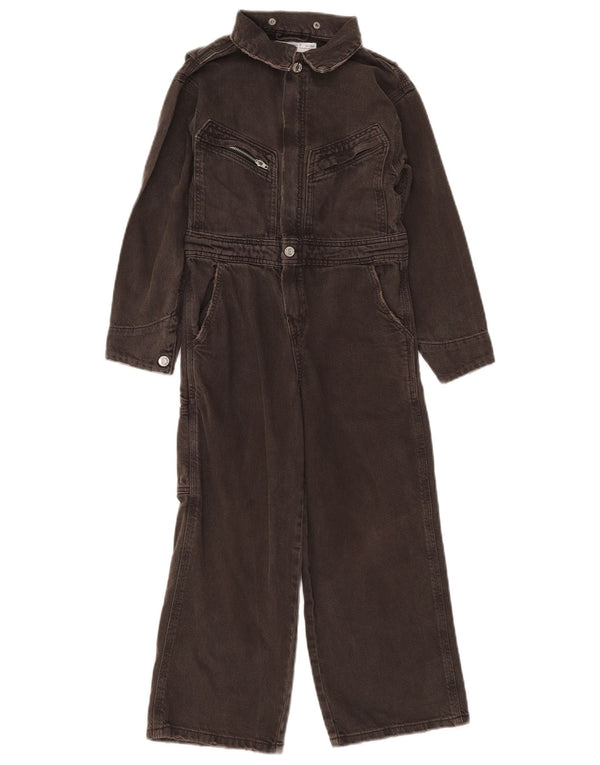 Tuta in denim Carpenter per ragazze Zara 6-7 anni Cotone grigio