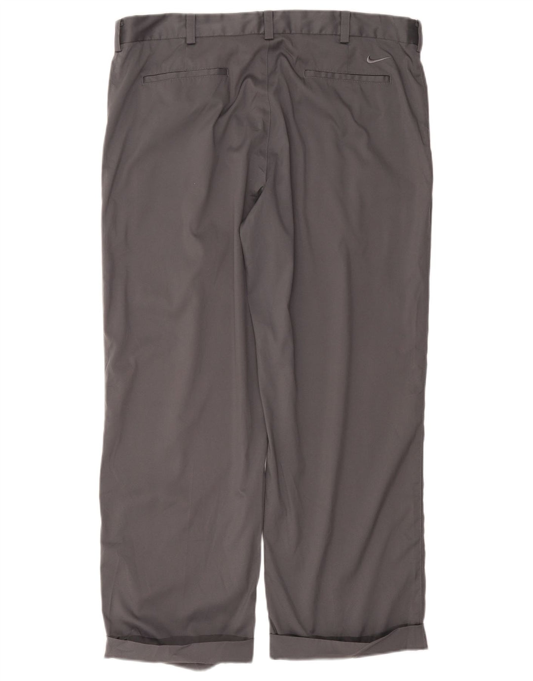 Nike Mens Dri Fit Pegged Chino Trousers W38 L29 Grey Polyester