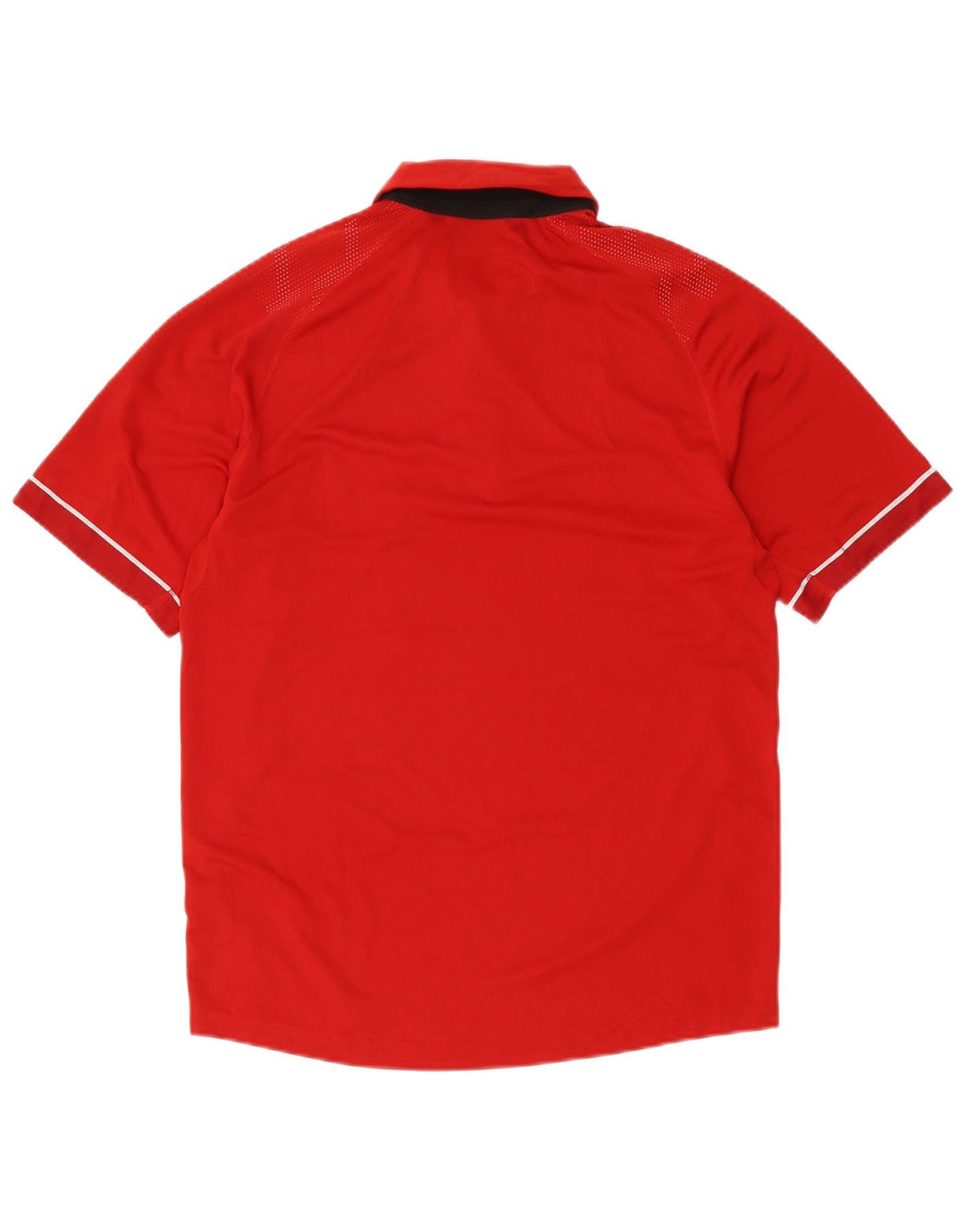 Camisa Polo Masculina Adidas Médio Poliéster Vermelho