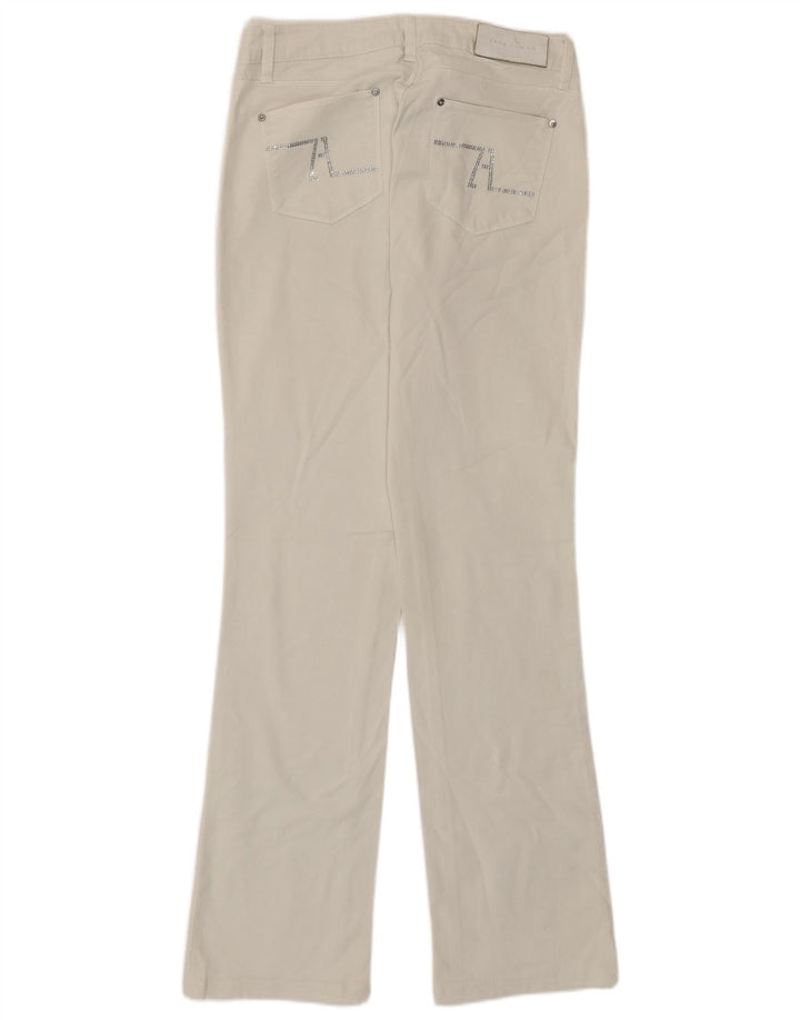 Jeans dritti da donna Zara EU 40 medio W30 L30 cotone bianco