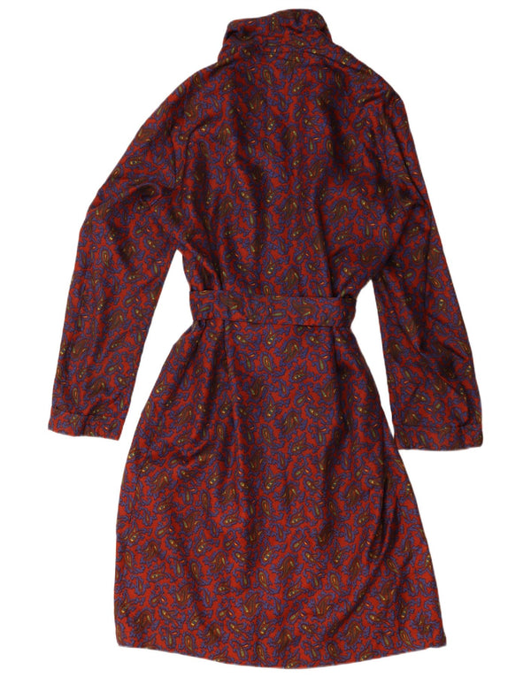 Tootal Womens Robe Dress UK 18 XL Red Paisley