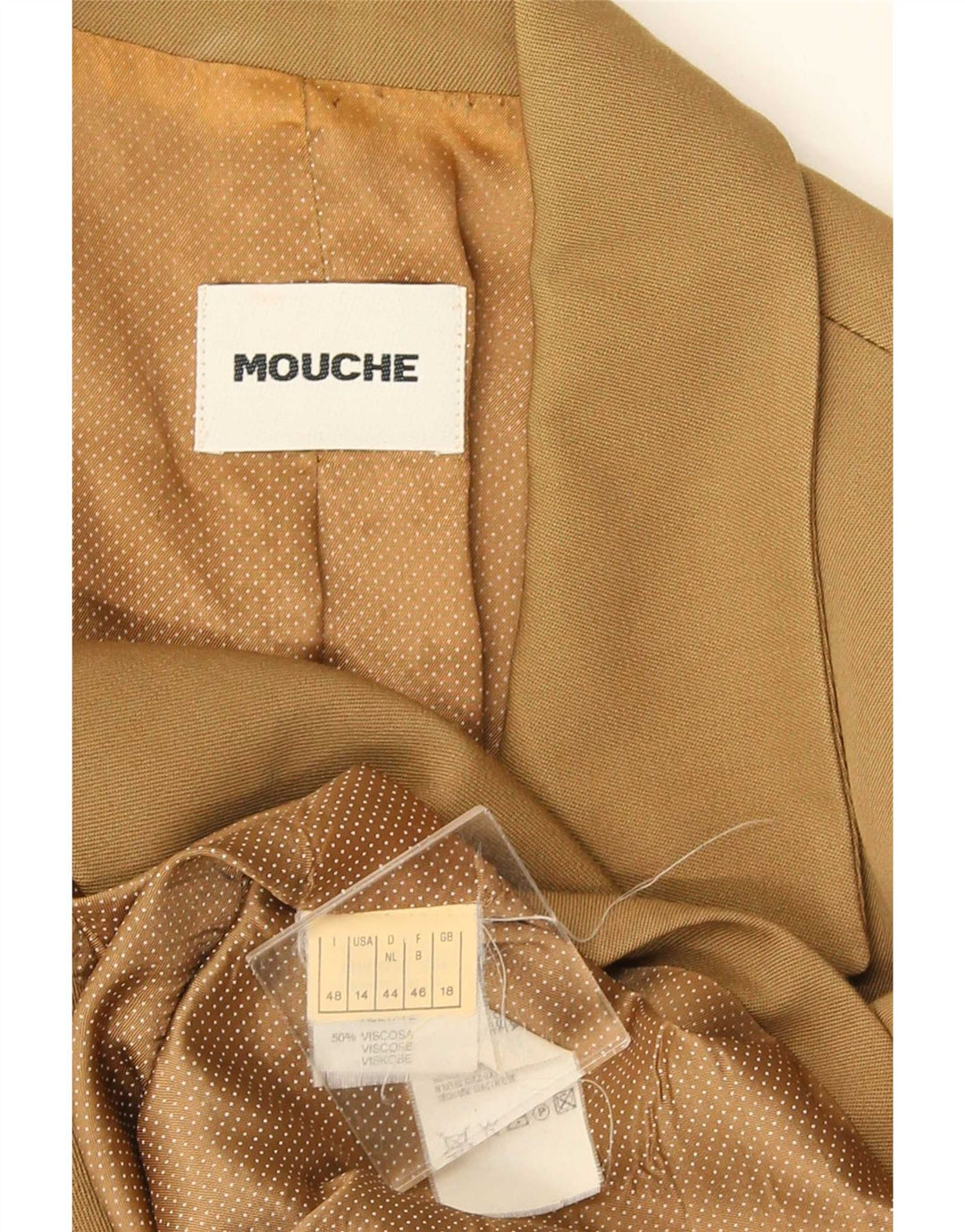 Damska marynarka dwurzędowa Mouche UK 18 XL Khaki