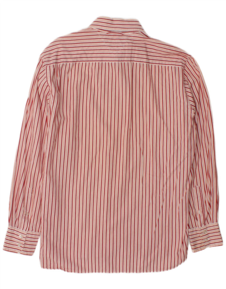 Tommy Hilfiger Mens Shirt Large Red Pinstripe