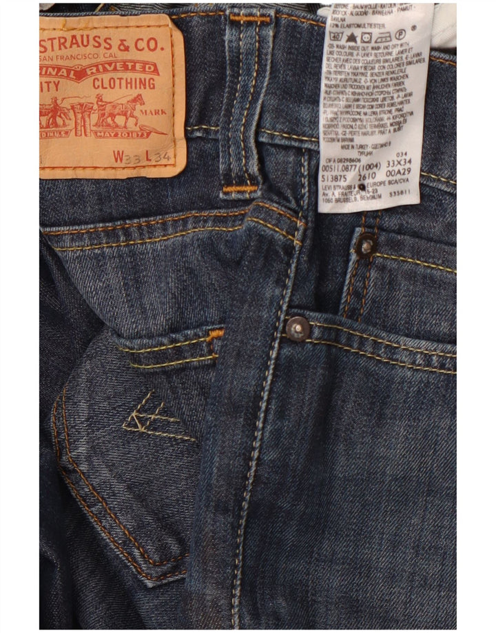 Damskie jeansy LEVI'S W33 L31 Granatowe, bawełniane