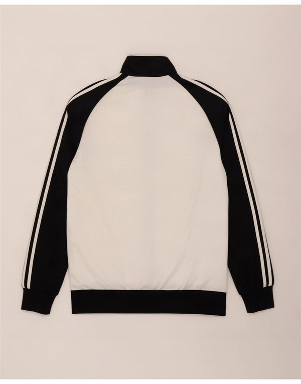 Adidas Mens Tracksuit Top Jacket UK 34/36 Pequeno Branco Colorblock
