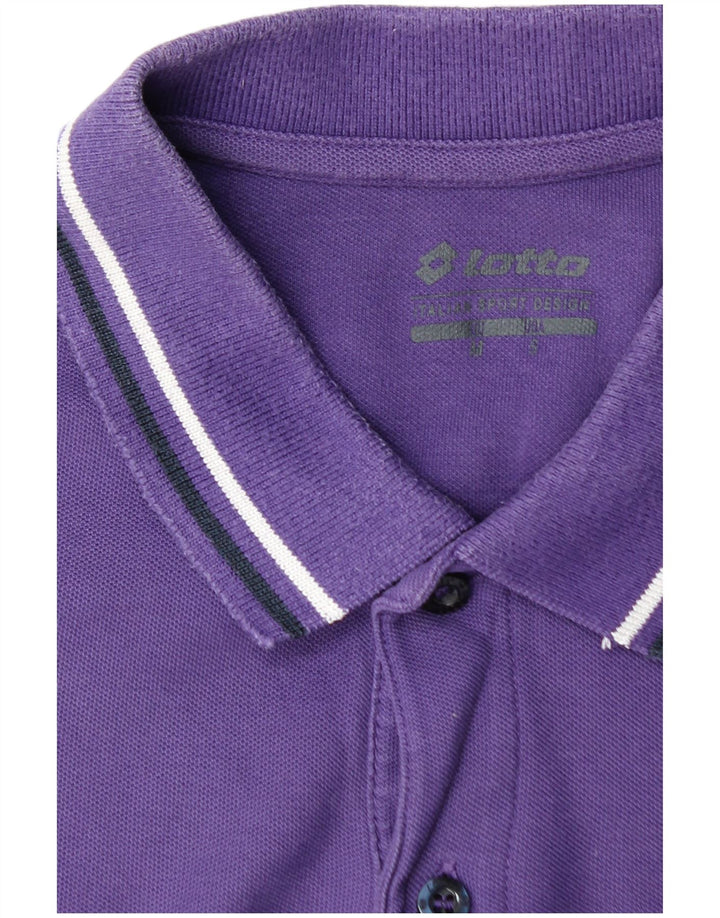 Polo da uomo LOTTO piccola viola