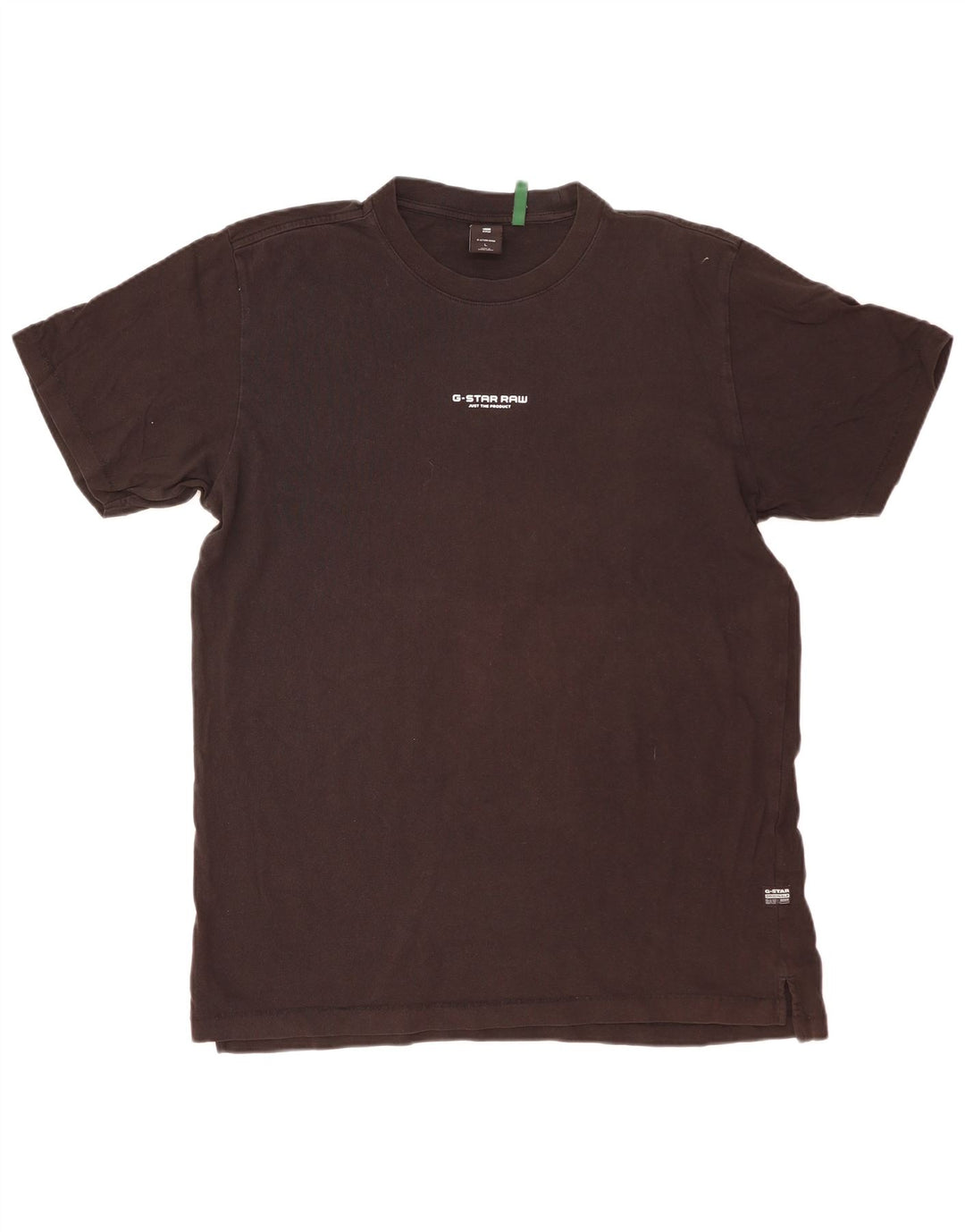 G-Star Mens T-Shirt Top Large Black Cotton