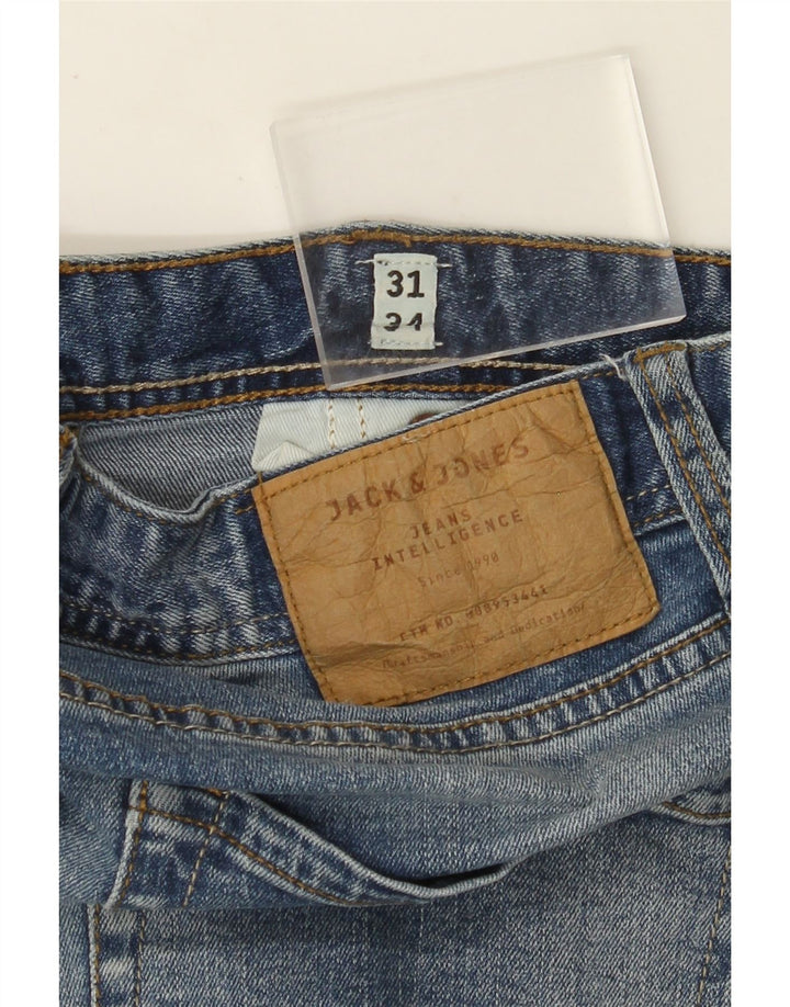 JACK & JONES Mens Tim Slim Jeans W31 L31  Blue Cotton