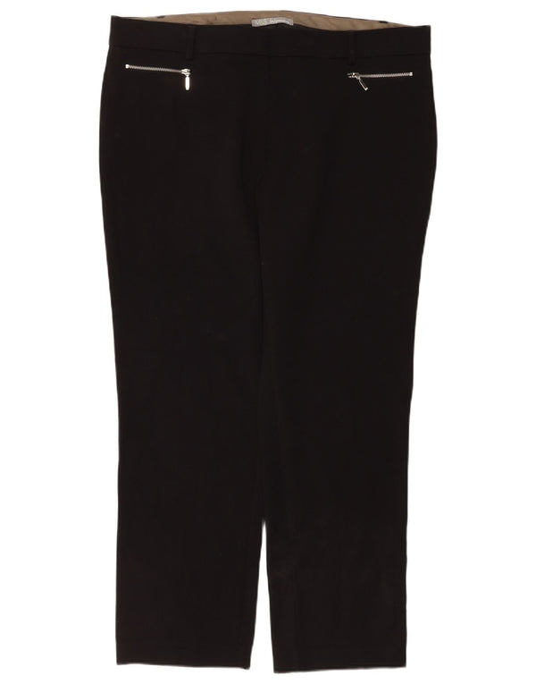 Marks & Spencer Lige fritidsbukser til kvinder UK 18 XL W38 L28 Sort