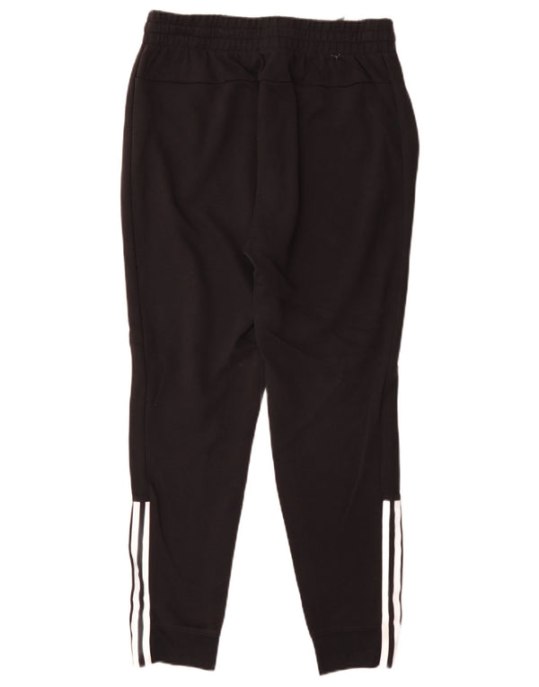 Adidas Pantalon de survêtement pour femme Joggers UK 12/14 Coton noir moyen