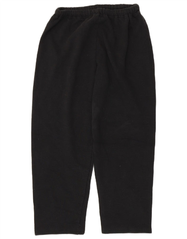 RUSSELL ATHLETIC Mens Tracksuit Trousers Medium Black Cotton