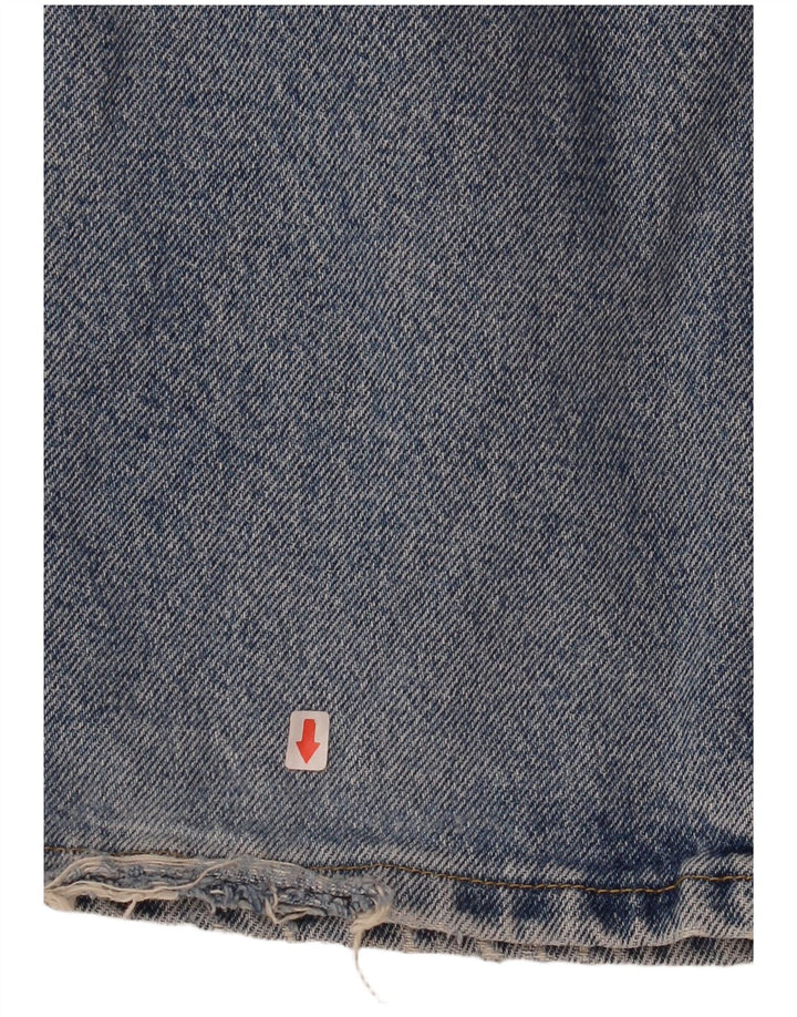 Lee Mens Straight Jeans W36 L34 Blue Cotton
