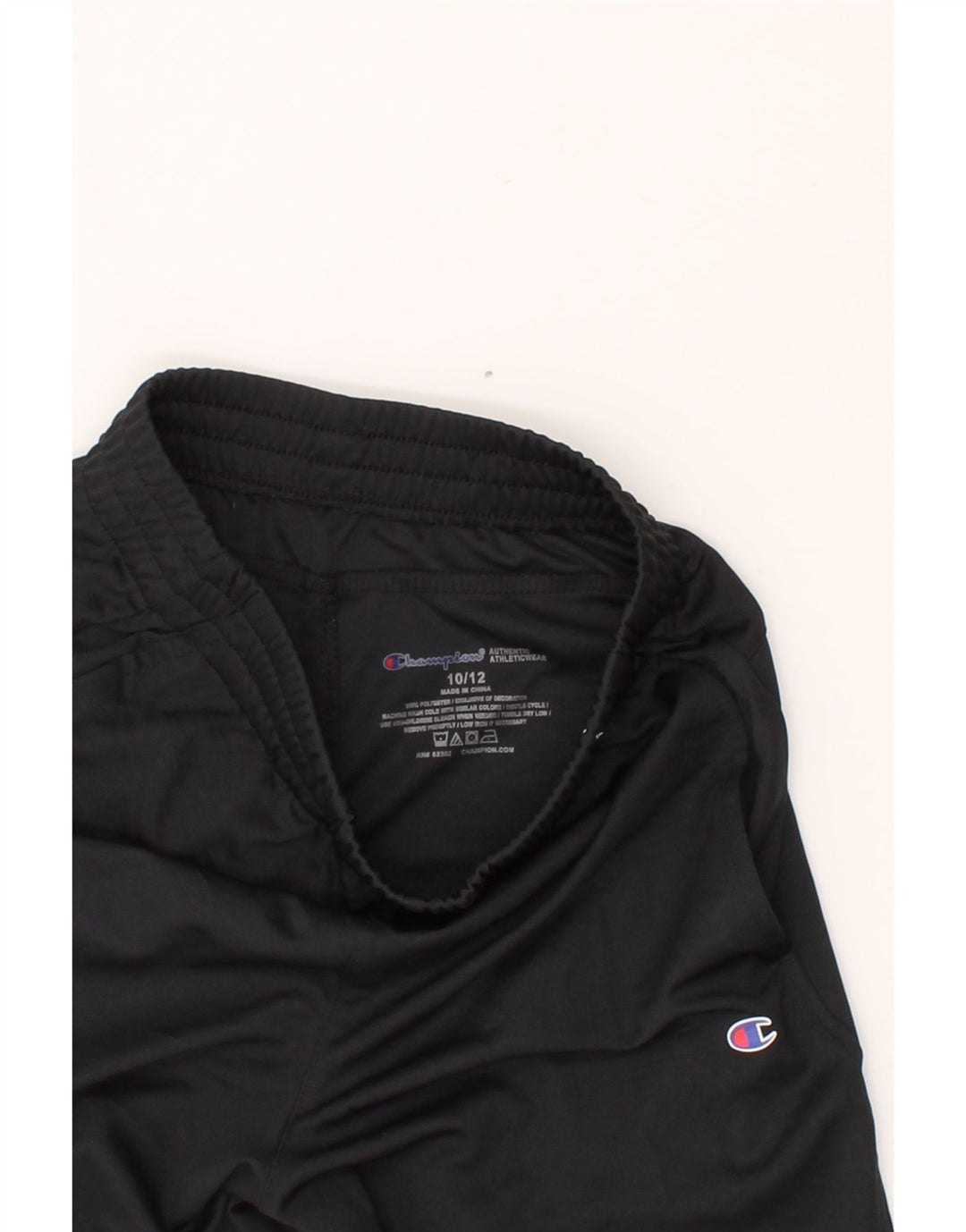 CHAMPION Boys Graphic Sport Shorts 10-11 Years Black Polyester Vintage Champion and Second-Hand Champion from Messina Hembry 