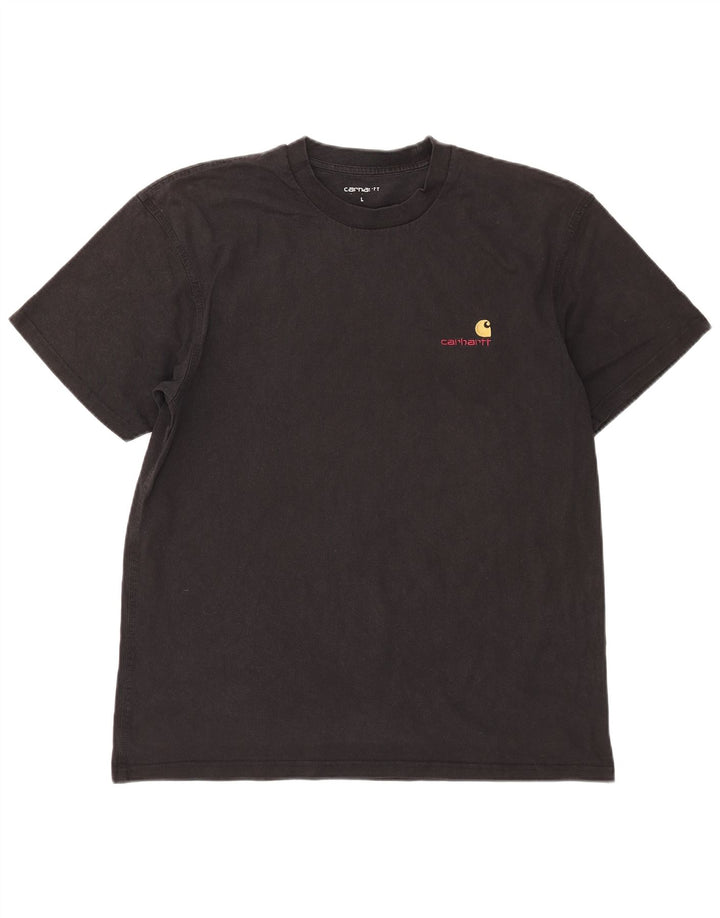 Carhartt Mens T-Shirt Top Large Black