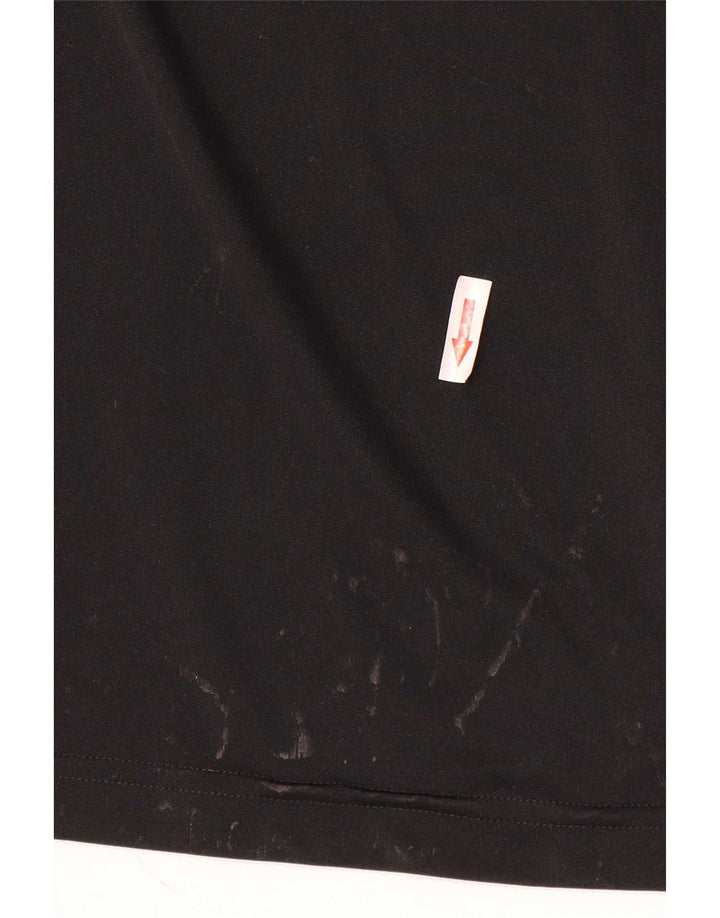 Adidas Hommes Climalite Graphic T-Shirt Top Noir Moyen
