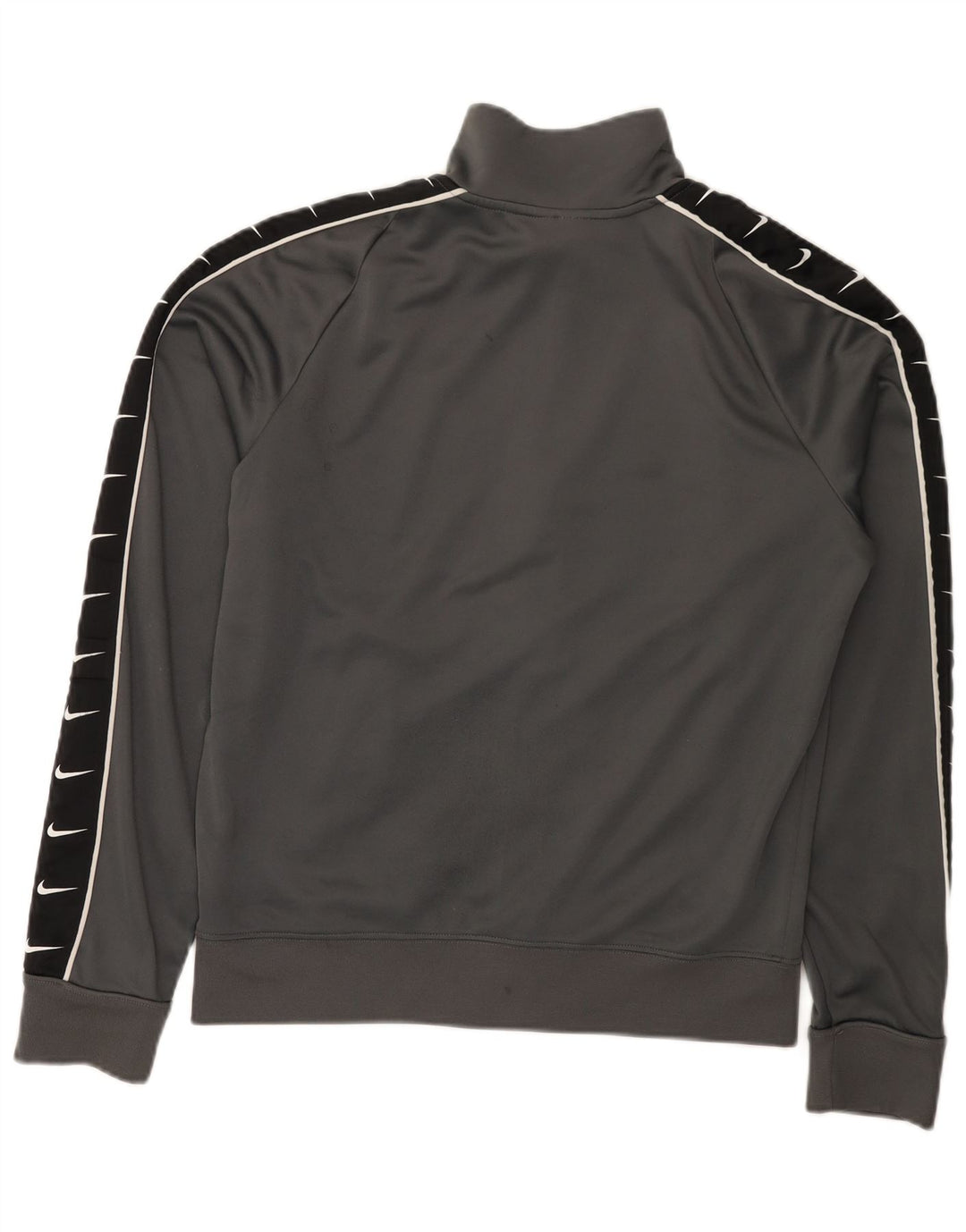 Nike Mens Graphic Tracksuit Top Jacket Small Grey Colourblock Polyester