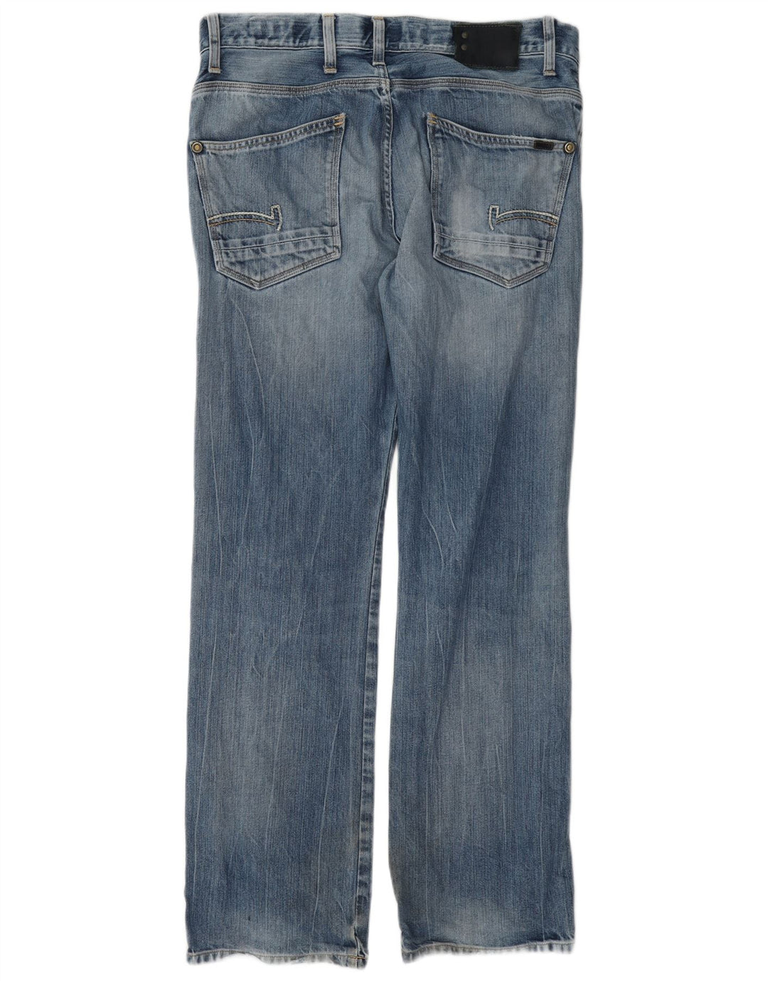 G-Star Straight Jeans til mænd W33 L32 Blå Bomuld