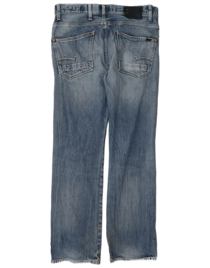 G-Star Straight Jeans til mænd W33 L32 Blå Bomuld