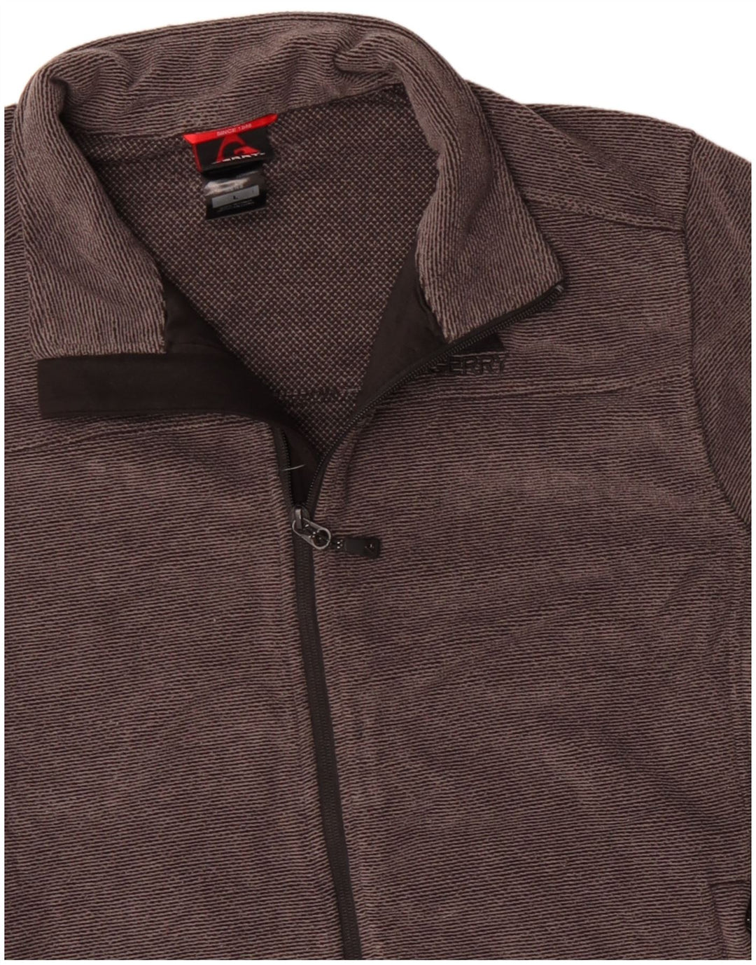 GERRY Mens Tracksuit Top Jacket Large Grey Polyester