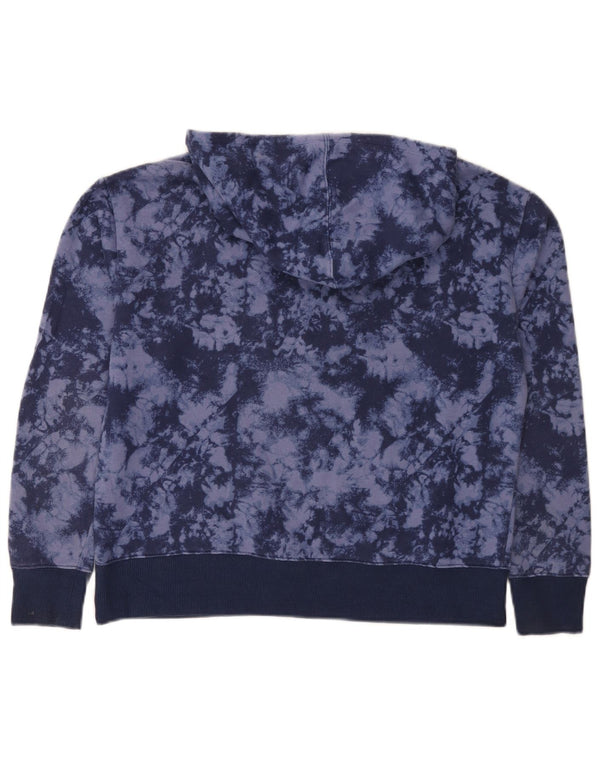 Felpa con cappuccio grafica da donna Champion UK 10 Small Blu Navy Tie Dye