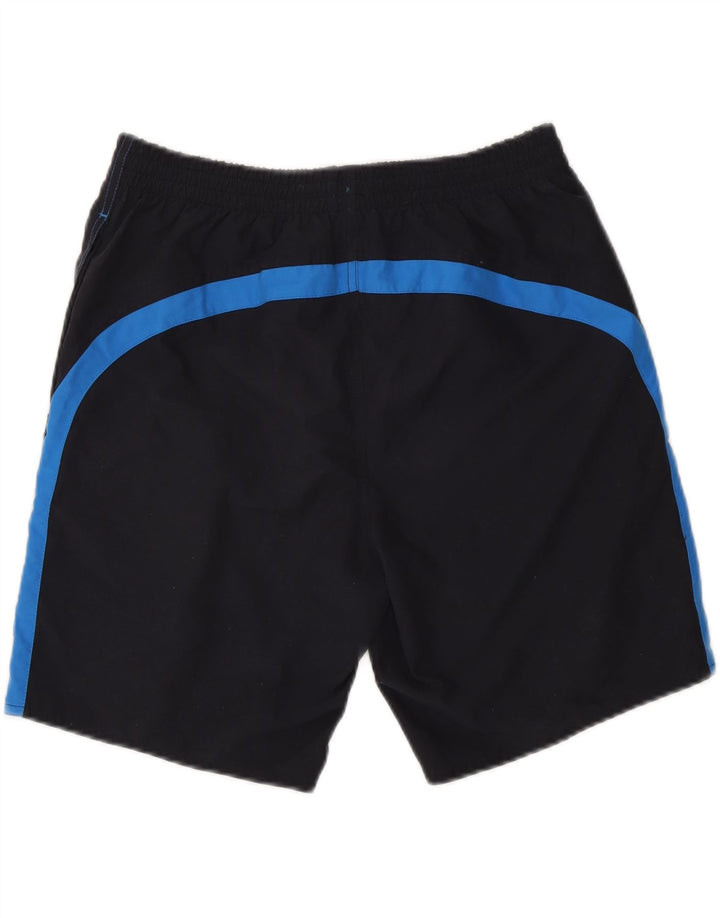 Speedo Herren-Badeshorts, mittelgroß, Marineblau, Farbblock-Polyester