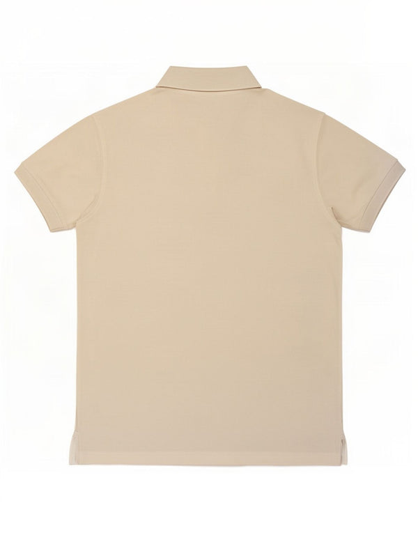 Russell Athletic Mens Polo Shirt Medium White Cotton