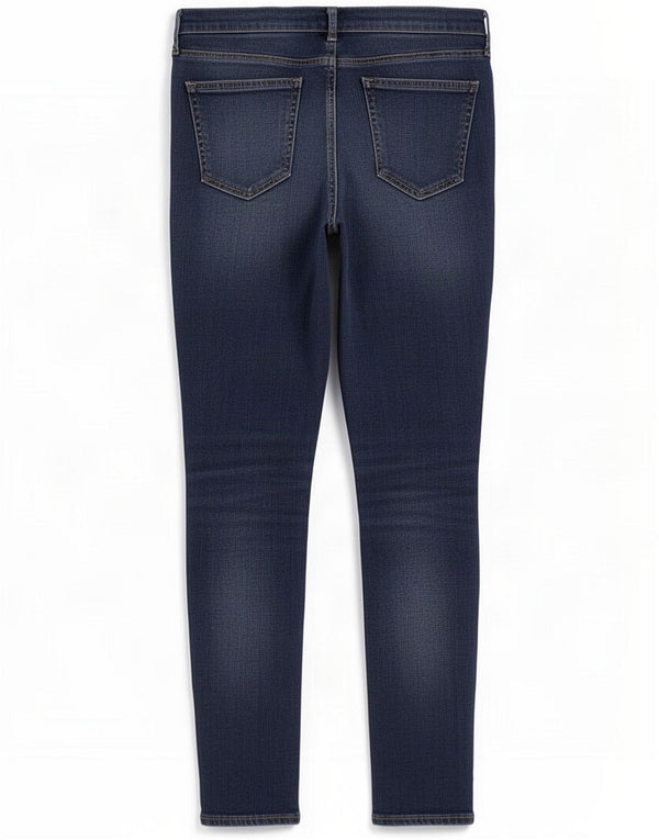 Gap Jeans skinny da donna US 10 Large W30 L27 Lyocell blu navy
