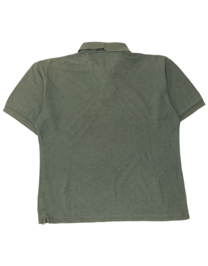 FILA Mens Polo Shirt IT 52 Large Green Cotton