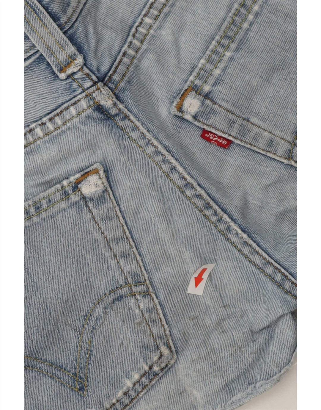 Levi's Short en Jean Slim 511 Femme W26 Petit Bleu