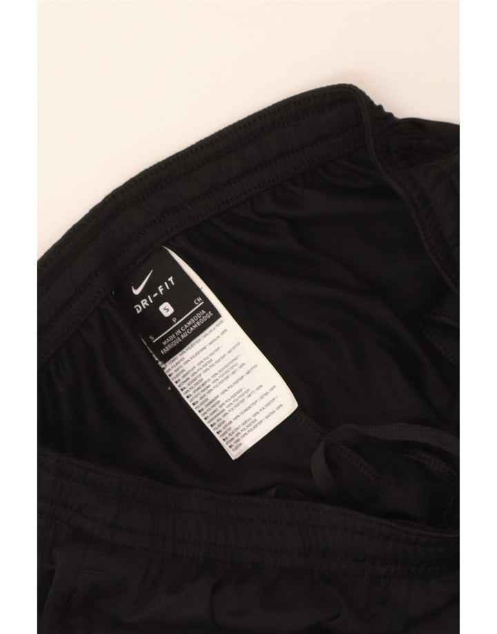 Pantaloni da tuta Nike Dri Fit da uomo piccoli in poliestere nero