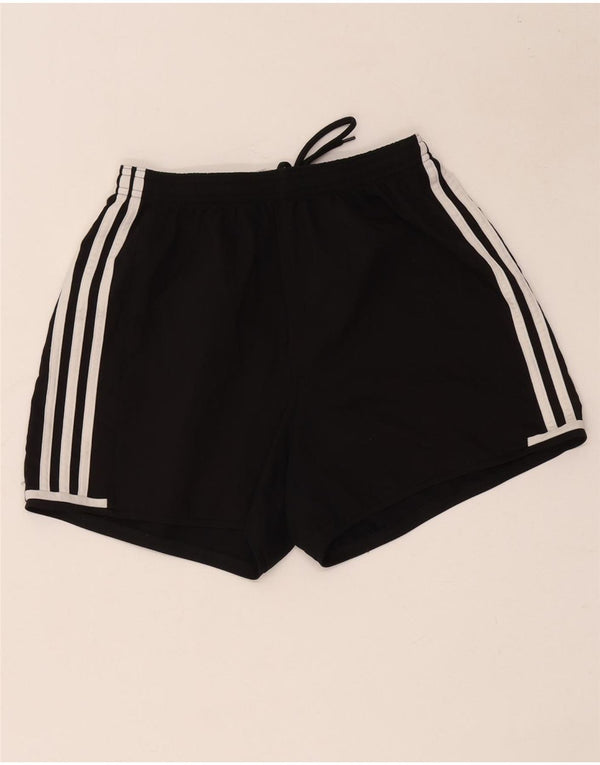Adidas Damen Climalite Sport Shorts UK 8/10 Small Schwarz Polyester