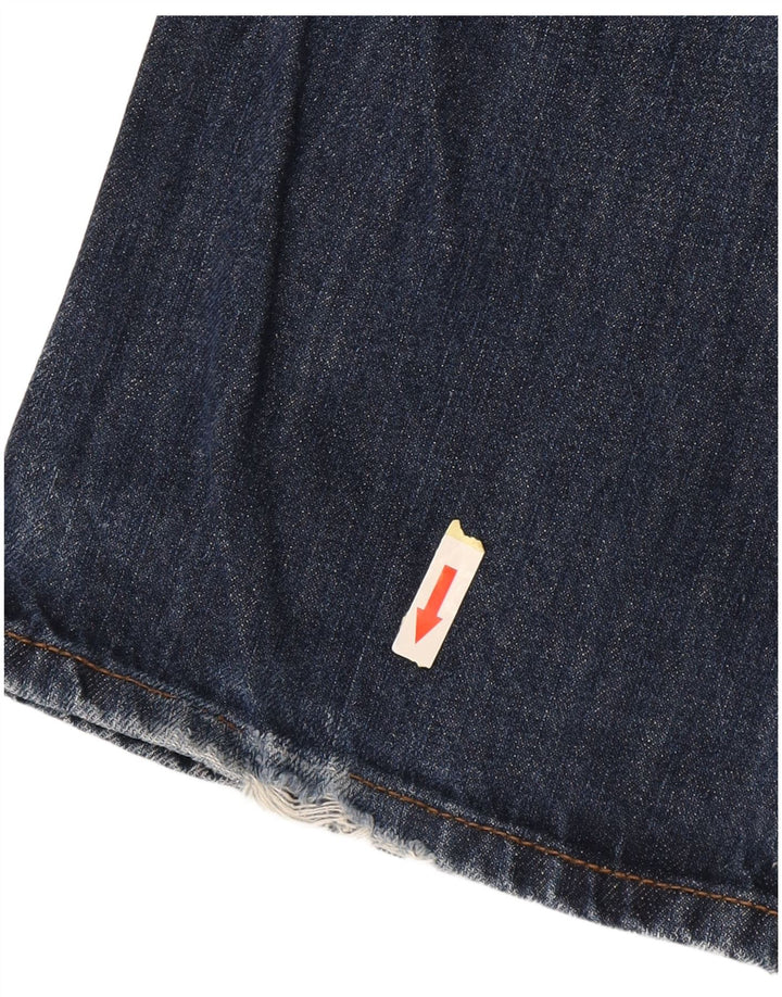 Fat Face Mens Straight Jeans W34 L30 Navy Blue Cotton